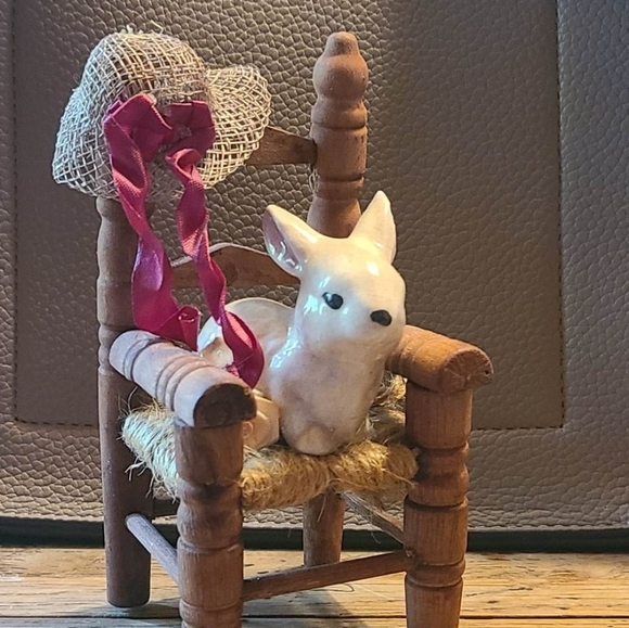 🎀 3/10,00 Vintage Miniature Chair - Picture 2 of 7